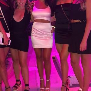 Missguided white dress